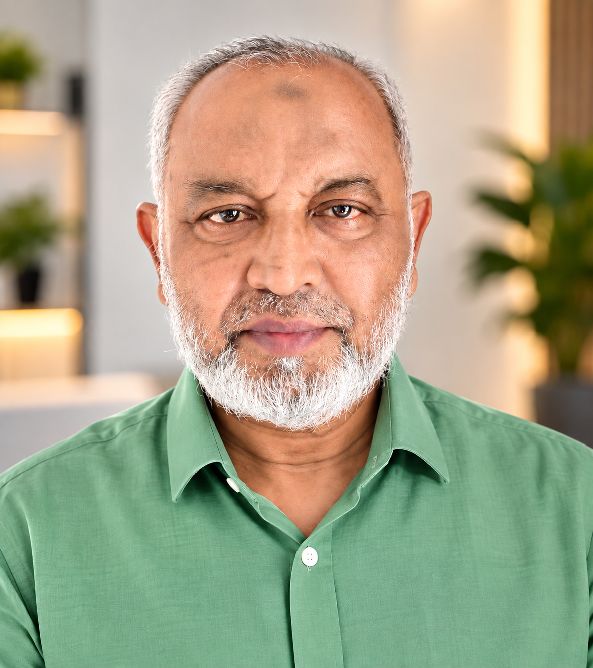 Portrait of S M Nazir Ahmed